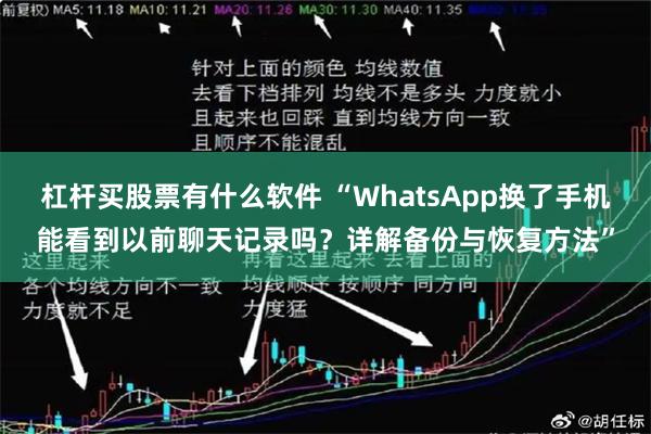 杠杆买股票有什么软件 “WhatsApp换了手机能看到以前聊天记录吗？详解备份与恢复方法”